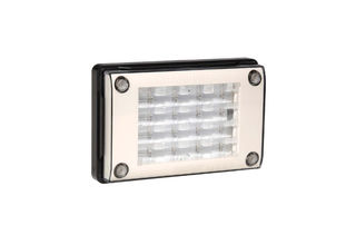 9-33 VOLT MODEL 48 LED WHITE REVERSE LAMP FOR HORIZONTAL MOUNTING
