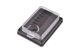 10-WAY WEATHERPROOF STANDARD ATS BLADE FUSE BOX with LED