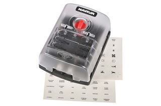 6-WAY STANDARD ATS BLADE FUSE OR PLUG-IN TYPE CIRCUIT BREAKER BLOCK