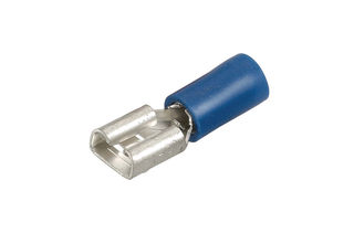 6.3 X 0.8MM FEMALE BLADE TERMINAL BLUE