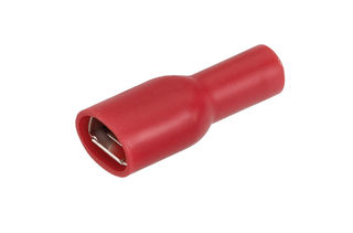 6.3 X 0.8MM FEMALE BLADE TERMINAL RED -INSULATED