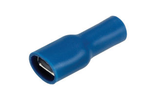 6.3 X 0.8MM FEMALE BLADE TERMINAL BLUE -INSULATED