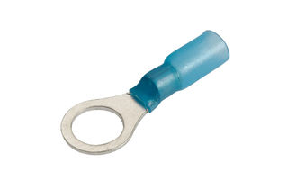 8.4MM ADHESIVE LINED RING TERMINAL, blue