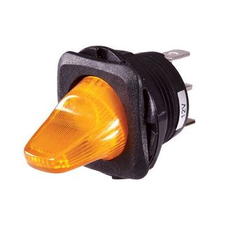 Duckbill Off-On Toggle Switch with Amber LED