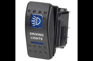 12 Volt Illuminated Off/On Sealed Rocker Switch with 