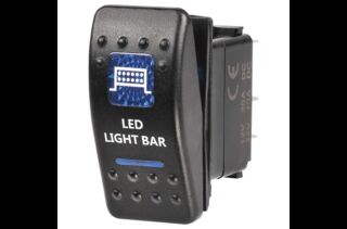 12 Volt Illuminated Off/On Sealed Rocker Switch with 