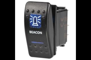 12 Volt Illuminated Off/On Sealed Rocker Switch with 