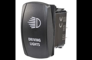 12/24V Off/On LED Illuminated Sealed Rocker Switch with 