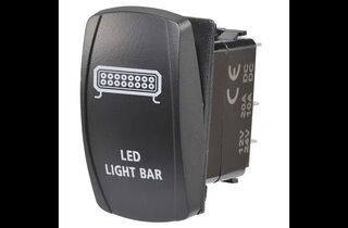 12/24V Off/On LED Illuminated Sealed Rocker Switch with 