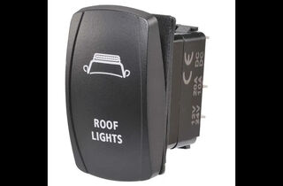 12/24V Off/On LED Illuminated Sealed Rocker Switch with 