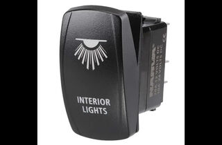 12/24V OFF/ON LED ILLUMINATED SEALED ROCKER SWITCH WITH 