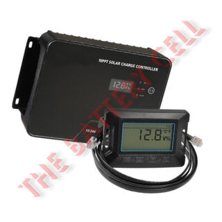 40A MPPT SOLAR CONTROLLER with dual display, Lithium Compatible