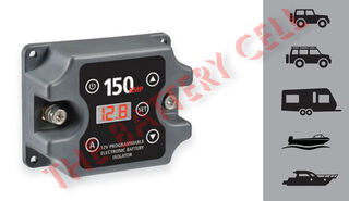 12v 150A Voltage Sensitive Relay -Programmable Isolator for Dual Battery Set-up