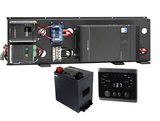 POWER SYSTEM 12v 2000W with BLUETOOTH and 200Ah Lithium Battery, Portable OR permanent set-up