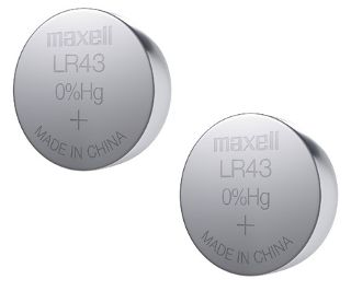 LR43 Alkaline Battery 2PK
