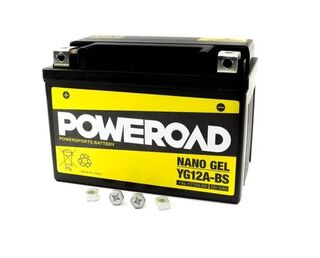 YT12A-BS Poweroad YG12A-BS 12v Motorcycle Battery