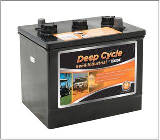 Exide 6v battery use for Starting or Cycling 600CCA 95Ah