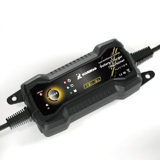 POWEROAD Motorcycle 12v Battery Charger. Lead and Lithium