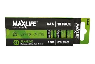 AAA Alkaline batteries 10PK