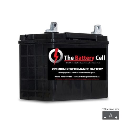 THE BATTERY CELL TBC-U1RMF 300CCA Maintenance Free Lawnmower Battery