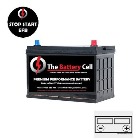 THE BATTERY CELL T110L EFB Stop Start Battery -850CCA
