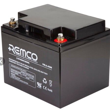 12v 45ah AGM Battery REMCO