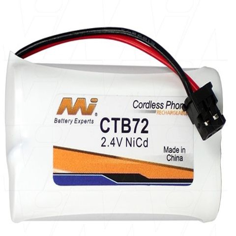 BT-802 Uniden Cordless Phone Replacement Battery, 2.4V
