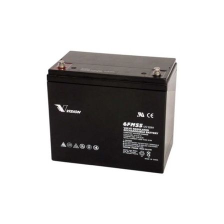 12v 55ah CYCLING AGM Battery V-POWER