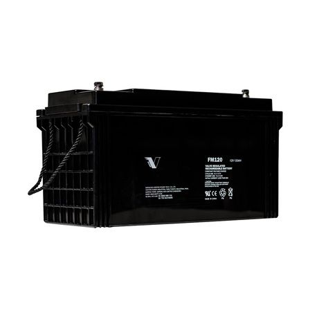 V-POWER 12v 120ah AGM Battery -410mm long