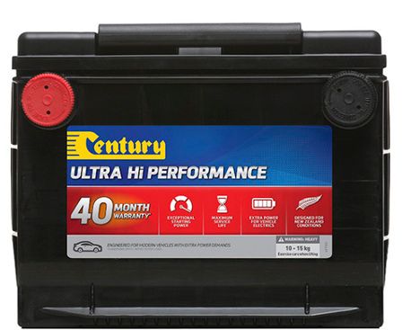 75SX MF Century ultra Hi Performance Car Battery CCA 550