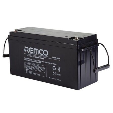 12V 150ah BATTERY SLA, VRLA, AGM sealed REMCO