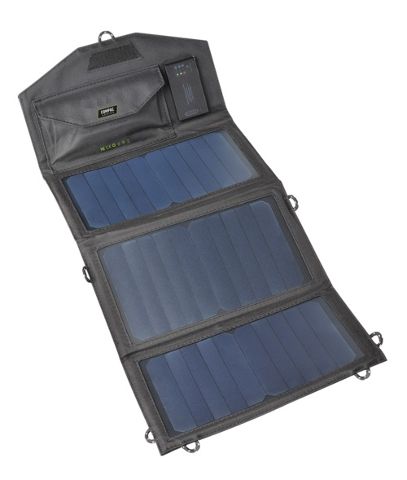 15W Personal Folding Solar Panel with Power Bank, Drone Compatible