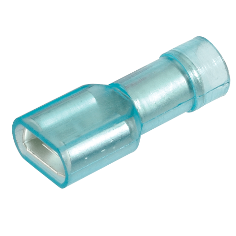 6.3 X 0.8MM FEMALE BLADE TERMINAL BLUE INSULATED