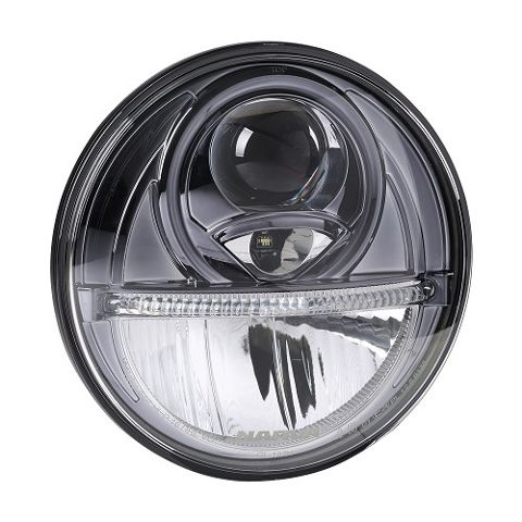 7" HI/DRL LED INSERT 9-33V HEADLAMP -single
