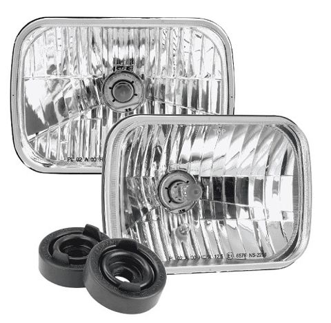 Halogen Headlamp - H4 Conversion Kit - 200 x 142mm High/Low Beam Free Form