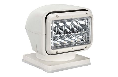 24 Volt White Remote Control L.E.D Search Lamp - 5000 lumens