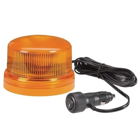 Narva Eurotech Low Profile L.E.D Strobe/Rotator AMBER Light, 6 Selectable Flash Patterns CLASS 2