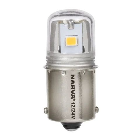 12-24V BA15S R5W LED GLOBES -2PK