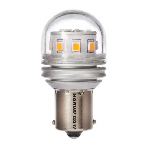 12-24V BA15S P21W LED GLOBES -2PK