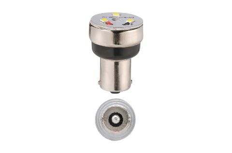 12V BA15s LED Globe with Reverse Alert Fixed Output Reversing Alarm at 87 Decibels