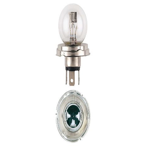 12V 45-40W P45t-41 ASYMMETRICAL HEADLAMP GLOBE -SINGLE