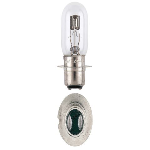 12V 50-40W P22D ASYMMETRICAL HEADLAMP GLOBE -SINGLE