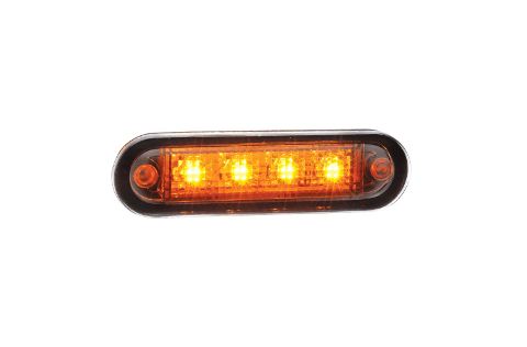 10-30V 4 LED FRONT END OUTLINE MARKER AMBER
