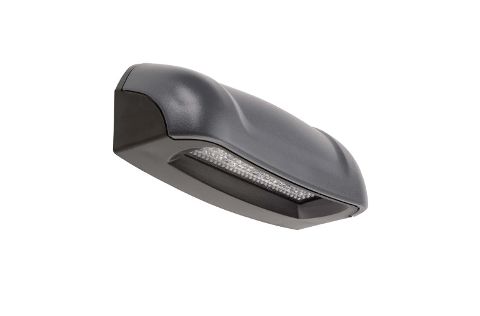 10-30 VOLT MODEL 8 LED LICENCE PLATE LAMP CHARCOAL