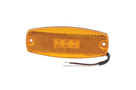 9-33 VOLT MODEL 17 LED SIDE MARKER OR EXTERNAL CABIN MARKER LAMP -AMBER