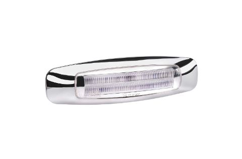9-33 VOLT MODEL 24 LED LIGHT GUIDE FRONT END OUTLINE MARKER LAMP -WHITE