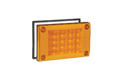 9-33 VOLT MODEL 48 LED REAR DIRECTION INDICATOR LAMP -AMBER