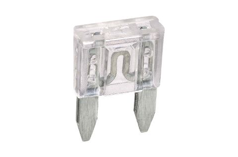 25 AMP WHITE MINI BLADE FUSE (Blister pack of 5)
