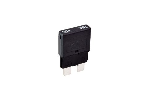 25 AMP WHITE AUTOMATIC RESETTING CIRCUIT BREAKER (Blister pack of 1)