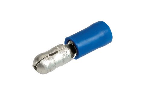 5.0MM MALE BULLET TERMINAL BLUE